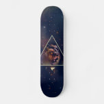 Galaxy Triangle Lion Head - Trendium Authentic Skateboard at Zazzle