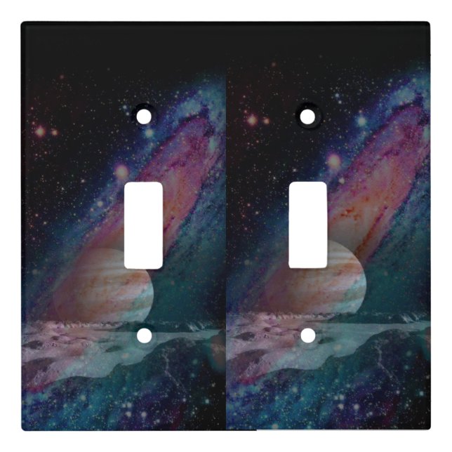 Galaxy Two Plated Wall Plates (Front)