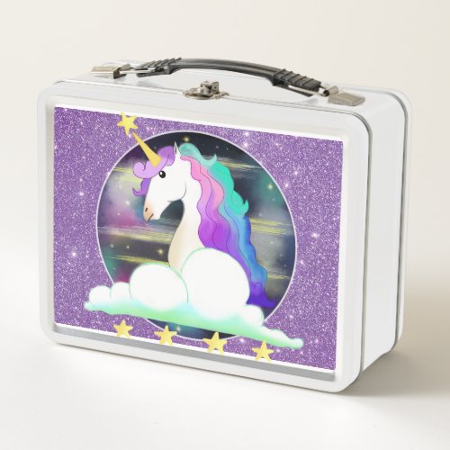 Galaxy Unicorn Lunch box