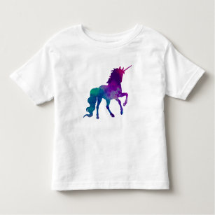 Galaxy Unicorn Sky Colors of Blue and Purple, ZKOA Toddler T-shirt