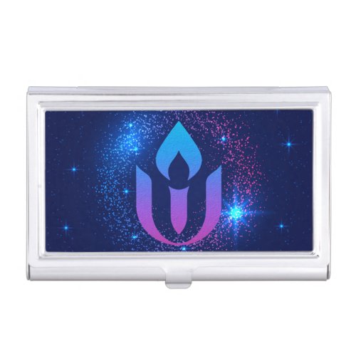 Galaxy Unitarian Universalism chalice  Business Card Case