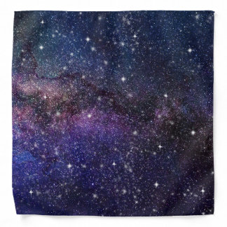 Galaxy, Universe, Men & Women, Space Pattern Bandana