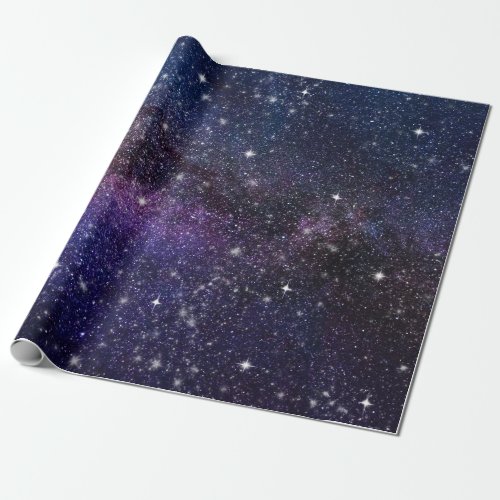 Galaxy Universe Men  Women Space Pattern Wrapping Paper