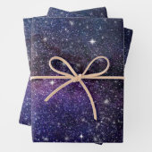Galaxy, Universe, Men & Women, Space Pattern Wrapping Paper Sheets (In situ)