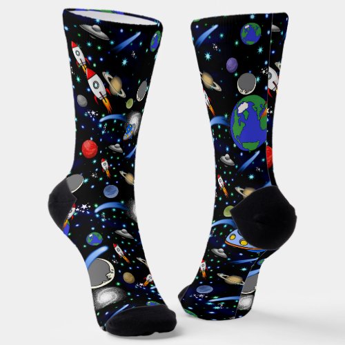 Galaxy Universe  Socks