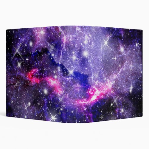Galaxy Universe Stars Outer Space Gift Pattern 3 Ring Binder
