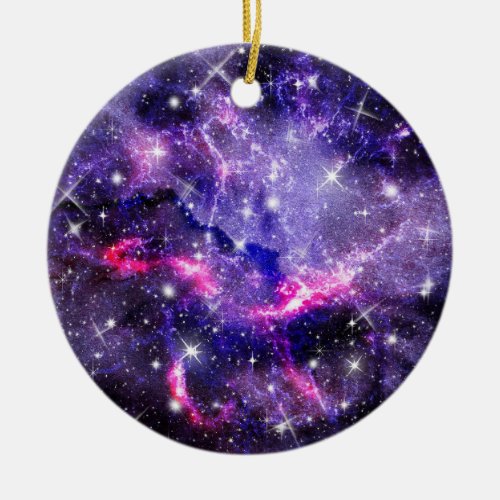 Galaxy Universe Stars Outer Space Gift Pattern Ceramic Ornament