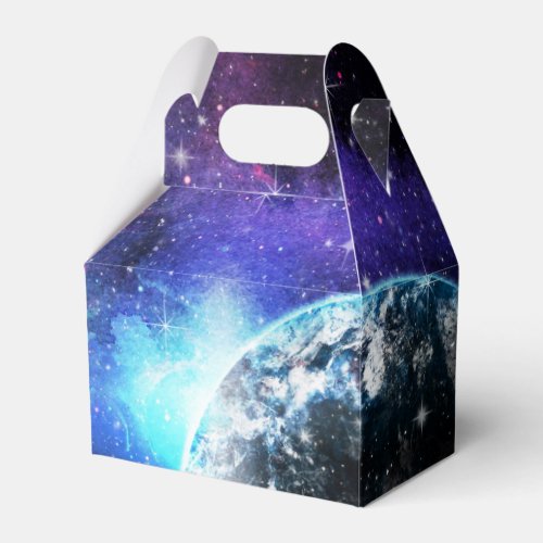 Galaxy Universe Stars Outer Space Gift Pattern Favor Boxes