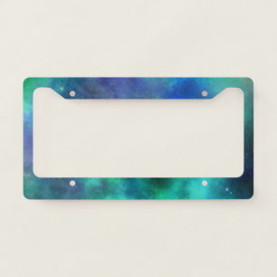 Galaxy, Universe, Stars, Outer Space Gift Pattern License Plate Frame