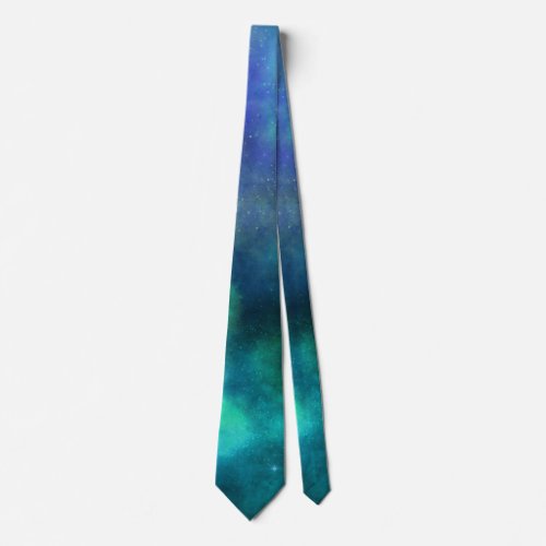 Galaxy Universe Stars Outer Space Gift Pattern Neck Tie