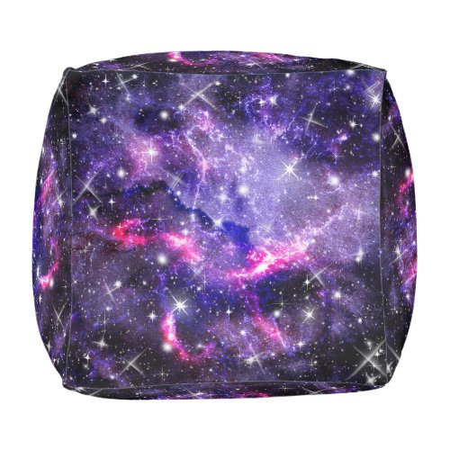 Galaxy Universe Stars Outer Space Gift Pattern Pouf