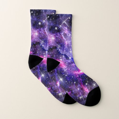 Galaxy Universe Stars Outer Space Gift Pattern Socks