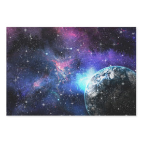 Galaxy, Universe, Stars, Outer Space Gift Pattern Wrapping Paper Sheets