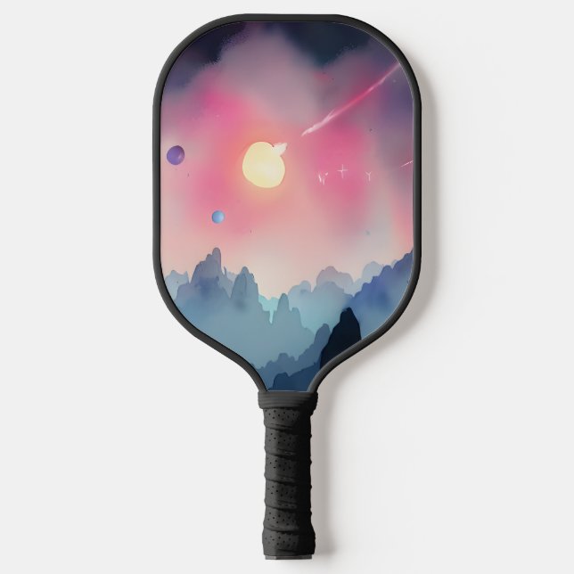 Galaxy, Universe, Stars, Outer Space   Pickleball Paddle (Front)