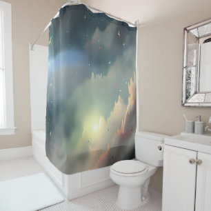 Galaxy, Universe, Stars, Outer Space  Shower Curtain