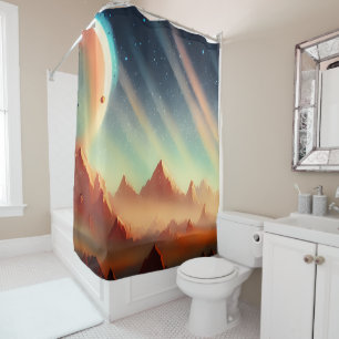 Galaxy, Universe, Stars, Outer Space    Shower Curtain
