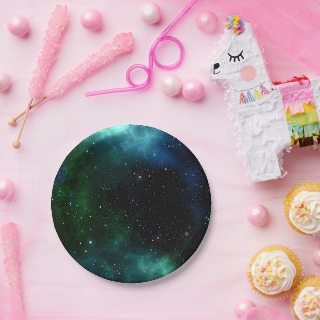 Galaxy Universe Stars Party Paper Plates (Party)