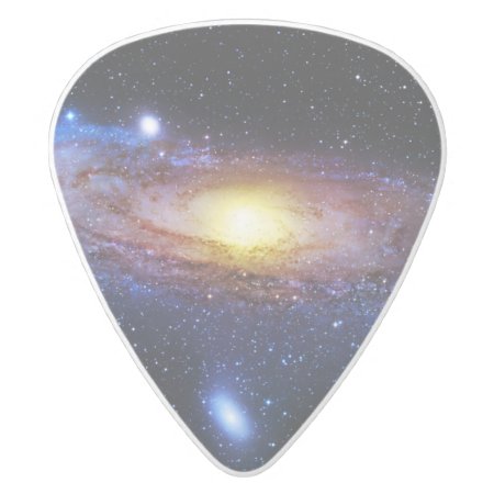 Galaxy Unknown White Delrin Guitar Pick