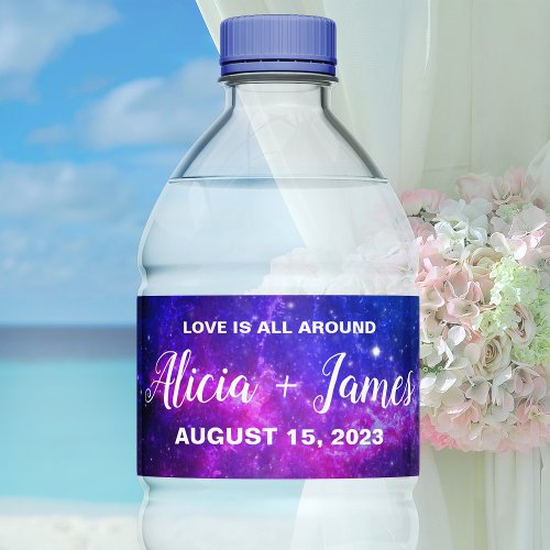 Galaxy Water Labels Personalized