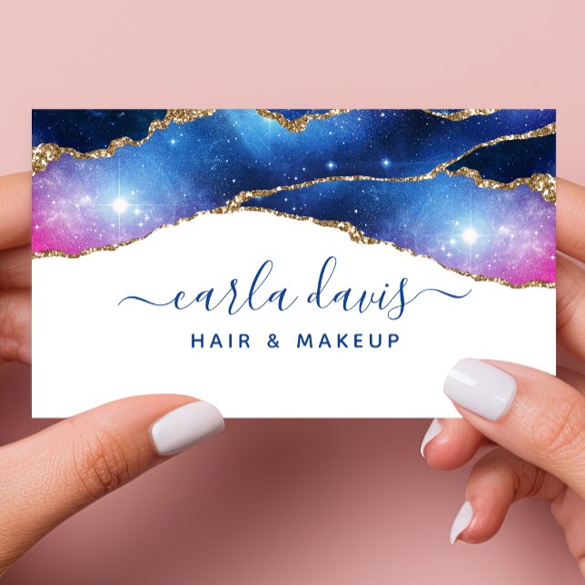 Galaxy Watercolor Business Card (Creator Uploaded)