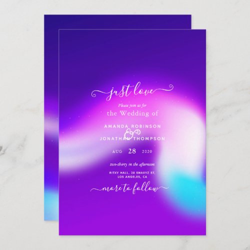 Galaxy Wedding Invitation