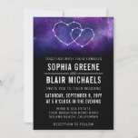 Galaxy Wedding Invitation | Hearts Constellation