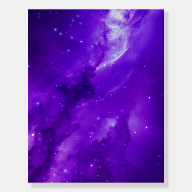 Galaxy with stars in space foam board (Front)