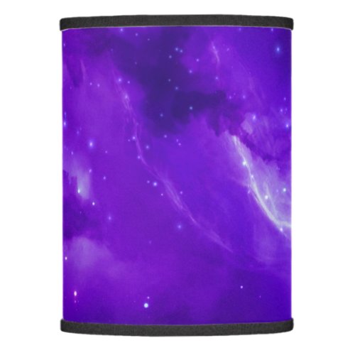 Galaxy with stars in space lamp shade