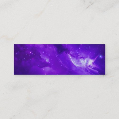 Galaxy with stars in space mini business card