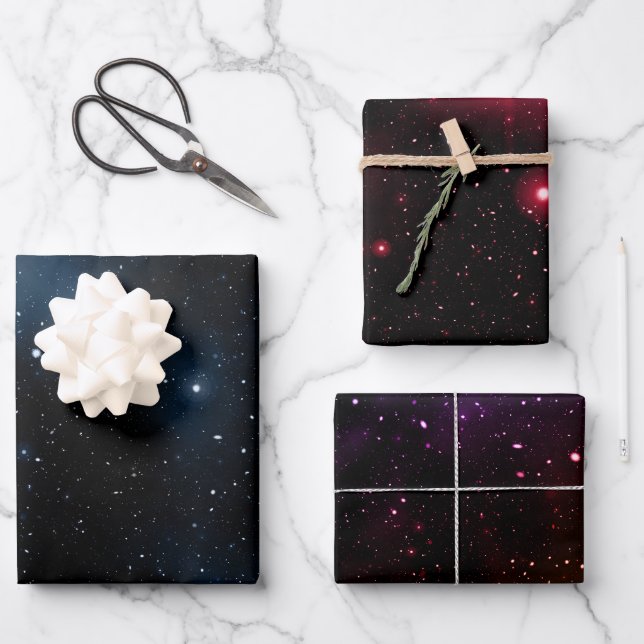 Galaxy Wrapping Paper Sheets (Front)