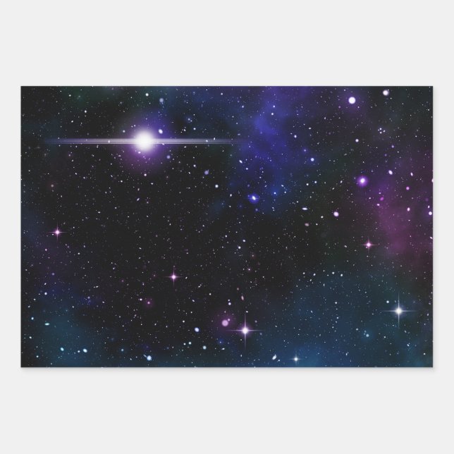 Galaxy Wrapping Paper Sheets (Front)