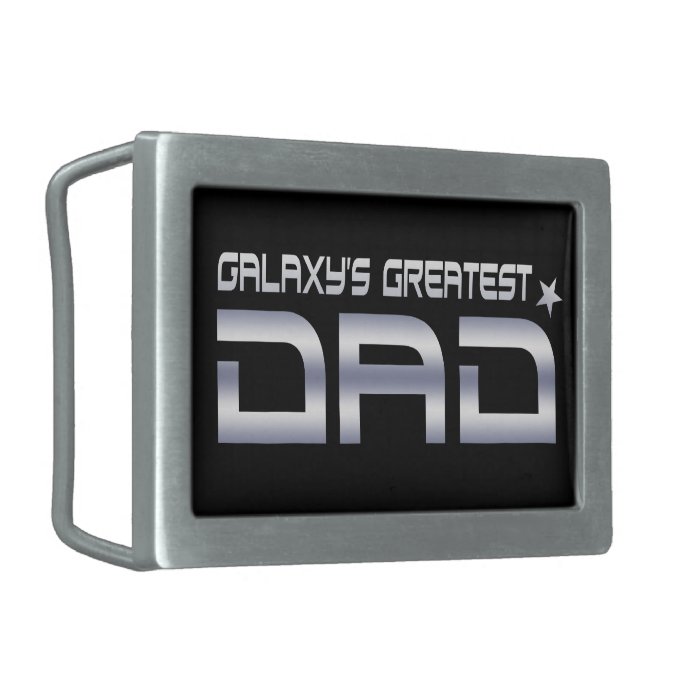 Galaxy's Greatest Dad Belt Buckle