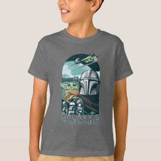 Galaxy's Most Wanted - Mandalorian and Grogu T-Shirt