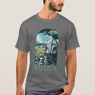 Galaxy's Most Wanted - Mandalorian and Grogu T-Shirt