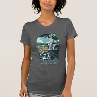 Galaxy's Most Wanted - Mandalorian and Grogu T-Shirt