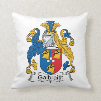 Galbraith Family Crest Throw Pillow