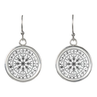 Galdrastafir Iceland Symbol Stave Earrings