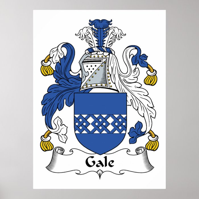 Gale Family Crest Poster