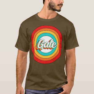 Gale Name Shirt Vintage Gale Circle
