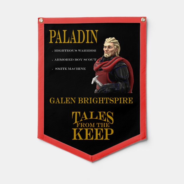 Galen Brightspire Introduction Pennant (Front)