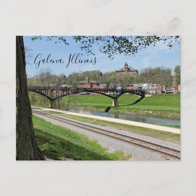 Galena, Illinois Keepsake Memorabilia  Postcard (Front)