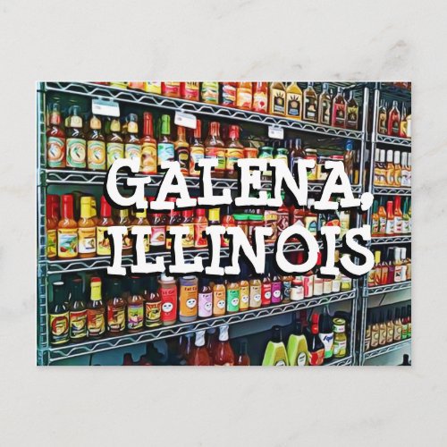 Galena Illinois Keepsake Postcard