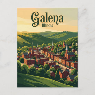 Galena Illinois Postcard
