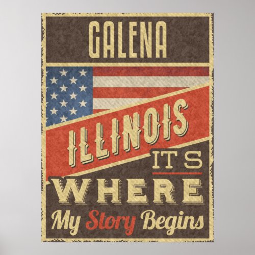 Galena Illinois Poster