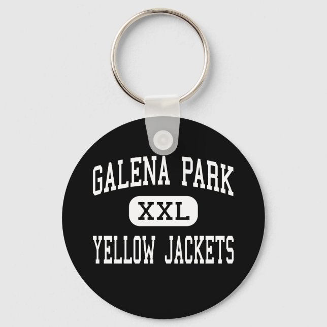 Galena Park - Yellow Jackets - High - Galena Park Keychain (Front)