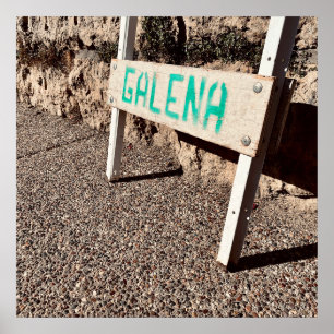 galena sidewalk sign