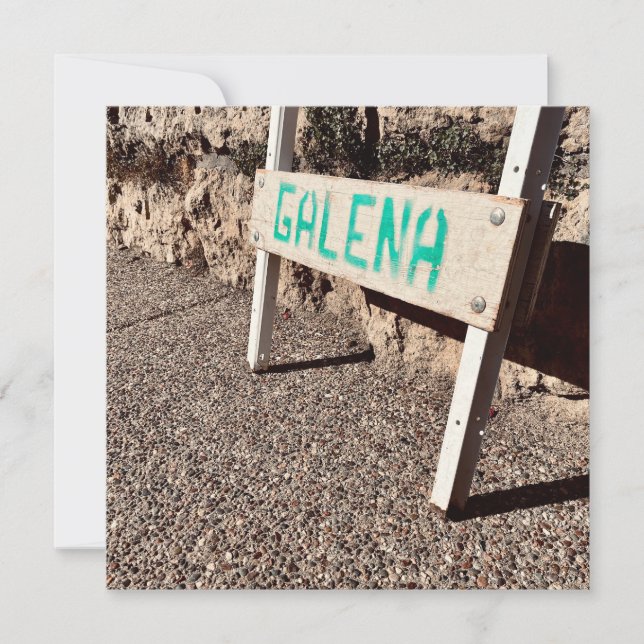 galena sidewalk sign invitation (Front)