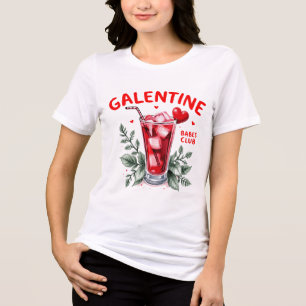 Galentine Babes Watercolor  Tri-Blend Shirt