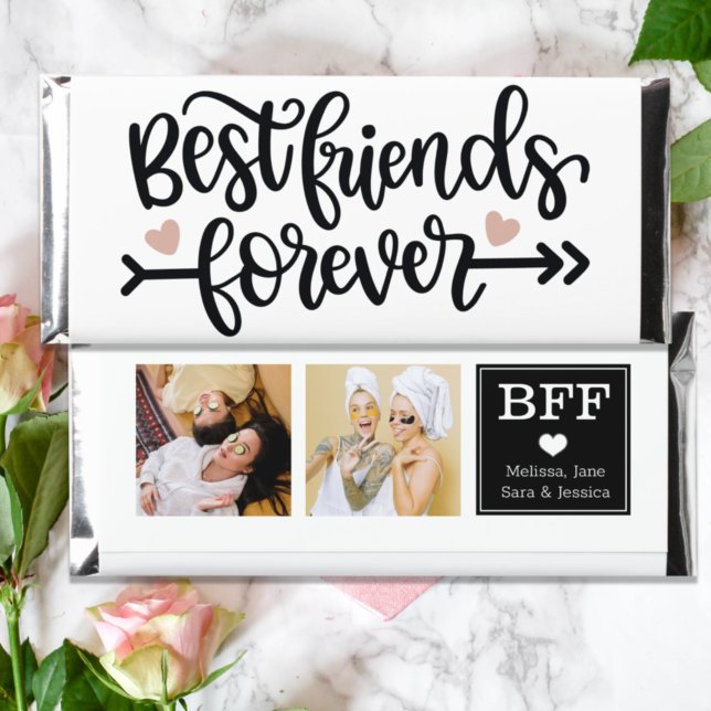 Galentine Best Friends Forever Friendship Photo Hershey Bar Favors (Creator Uploaded)