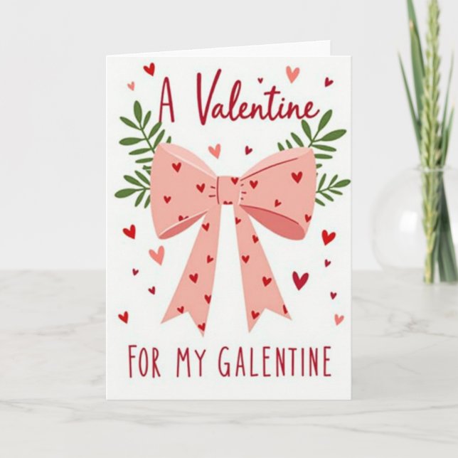 Galentine Friendship Day Card (Front)
